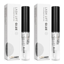 LASHVIEW Lash Lift Glue 2Pcs, Eyelash Perm Ad...
