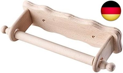 Wooden World Neuer KÜCHENROLLENHALTER BUCHE HOLZWANDPAPIERROLLENHANDTUCHSPENDER 