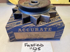 Accurate Auto Parts 3816 generator pulley Chevy 1955-56 USA made part