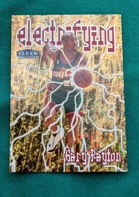 Gary Payton 1998 Fleer Tradition #9E Electrifying