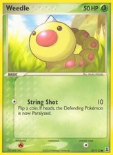 Weedle Common EX Delta Species 87/113 HP on eBay