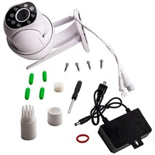 Home Security Camera System Outdoor 2 Ways Audio Wireless 1080P IP66 Dome PTZ