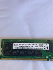 SK Hynix 64GB 2RX4 PC4-3200AA-RB2 DDR4 HMAA8GR7CJR4N-XN-TG-AC 2053 Server Memory