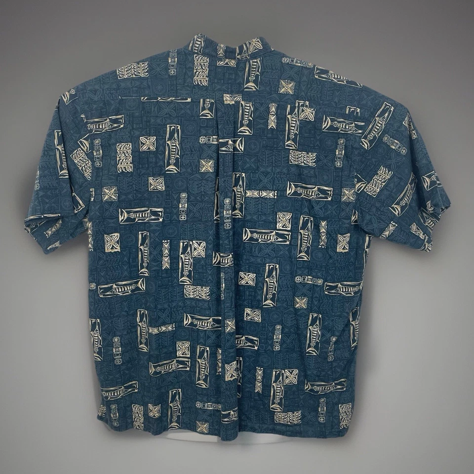 Vintage Hook & Tackle Hawaiian Limited Edition Marlin Rayon Blend Shirt Mens 2XL - Image 4 of 4
