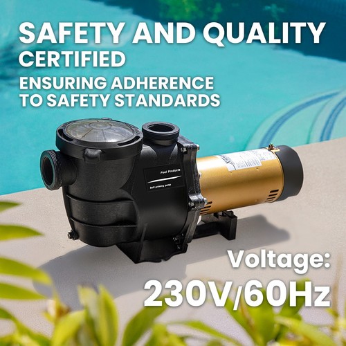 XtremepowerUS 2HP In Ground 2" Swimming Pool Pump SPA 5850 GPH Dual Speed Motor - Picture 3 of 6