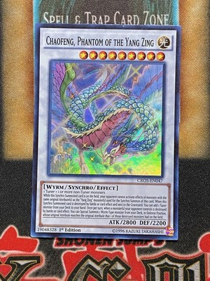 Yugioh Chaofeng, Phantom of the Yang Zing CROS-EN047 Super Rare 1st Ed LP