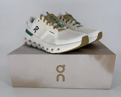with box ON Running Mens Cloudrunner 2 White   Green Assorted Sizes G1N