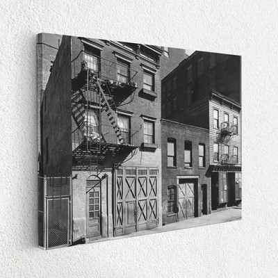 1937 Stanton Street Tenements NYC 12'' x 16'' Canvas
