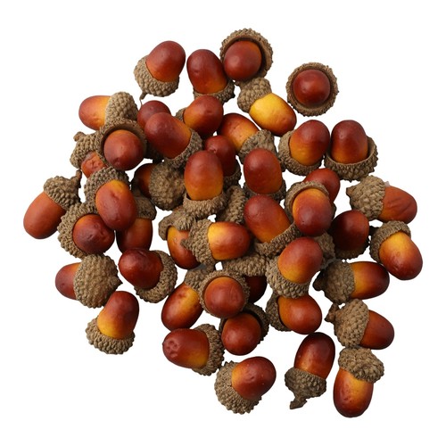 Festival Christmas Pinecones Nuts Fake Artificial Acorn Decor 50PCS Top Sale - Picture 6 of 12