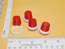 Set of 4 Nylint Rescue Ambulance Flashers Chevy Replacement Toy Parts NYP-038-4
