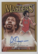 2023-24 Topps Finest Masters Gold Refractor 44/50 Artis Gilmore Auto HOF 1g0v