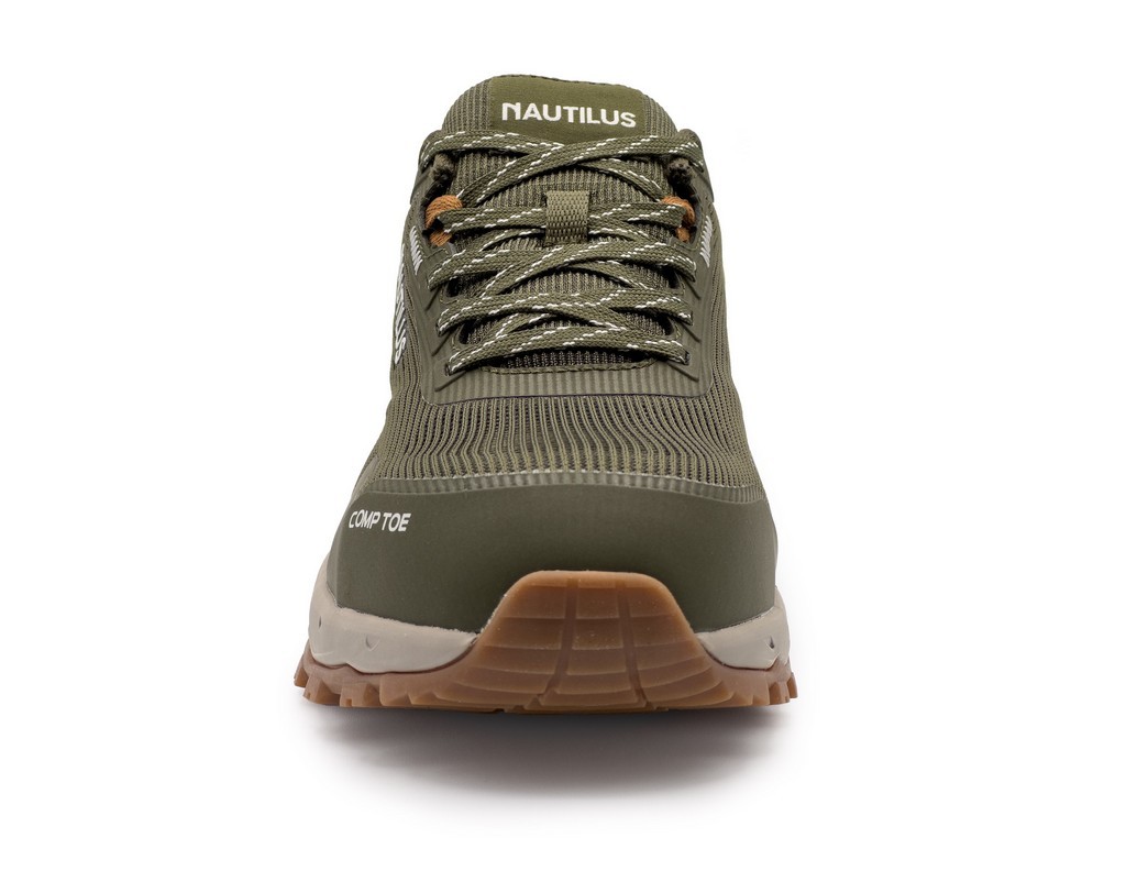 Nautilus Work Shoes Mens Trillium Puncture Resistant CT EH Olive