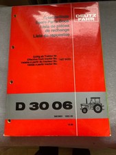 Ersatzteilliste Deutz Fahr D 3006 1980