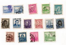 Chile Postage Stamps 15-of 1878 to 1967 ( Free Shipping )