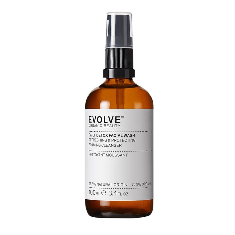 Evolve Beauty Facial Wash Daily Detox Anti Aging Foaming Face Cleanser 100Ml - Image 2