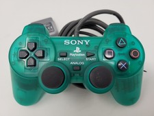 Sony PlayStation 1 PS1 Wired Analog Controller Emerald Green SCPH-1200