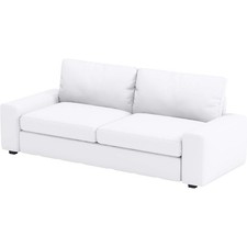 Ikea Kivik Sofa Bed Cover Slipcover (Cotton White)