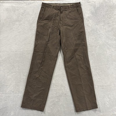 Vtg Tommy Bahama Chino Pants Men's 34 x 34 Brown Preppy Baggy Straight