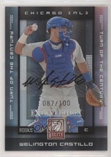 2008 Donruss Elite Extra Edition Turn of the Century Welington Castillo Auto oc3