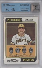JSA Certified 1974 Topps Don Osborn Leppert Bill Mazeroski Encased by BGS 0q3