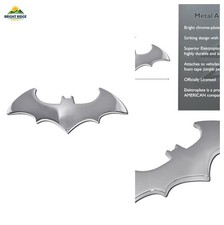 Chrome Batman Auto Emblem 3.25 Inch Peel And Stick Universal Fit Gift Chrome Batman Auto Emblem 3.25 Inch Peel And Stick Universal Fit Gift