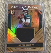 2020 Panini Gold Standard Jalen Hurts Newly Minted Mem RC #NM4 /225
