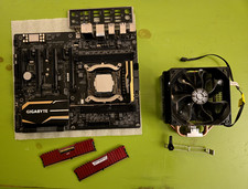 GIGABYTE GA-X99-UD3P Motherboard with Intel Core i7-5820k CPU and 8 GB DDR4 DRAM