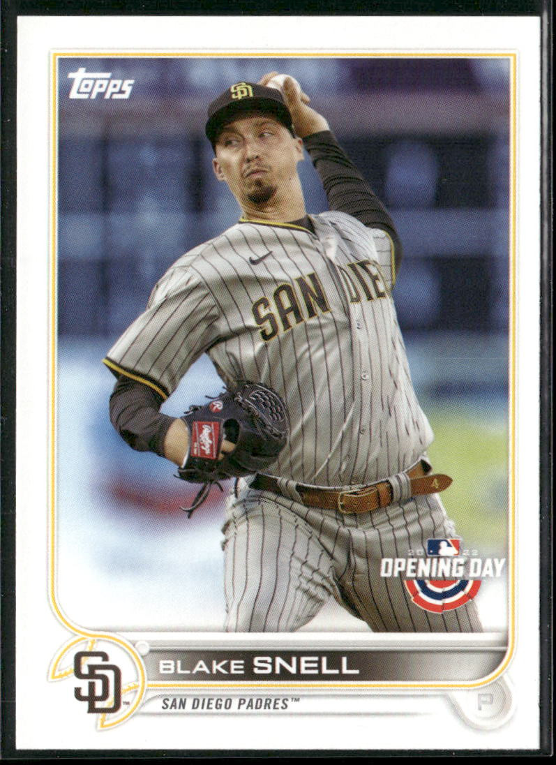 2022 Topps Opening Day #216 Blake Snell San Diego Padres