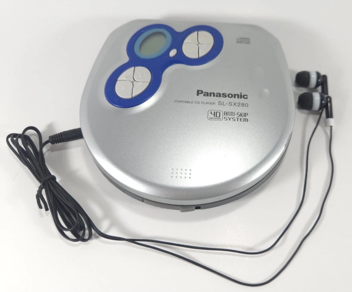 松下银色个人CD 播放器| eBay