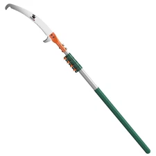Tree Pruner Pole Saw Manual Extendable Long Tree Pruner Extendable，Pole Pruni...