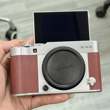 Fujifilm X-A3 XA3 Mirrorless Camera Body Only Brown Tested - 90% New