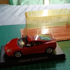 Ferrari 360 Modena Minicar Red 1/43 Scale with Base
