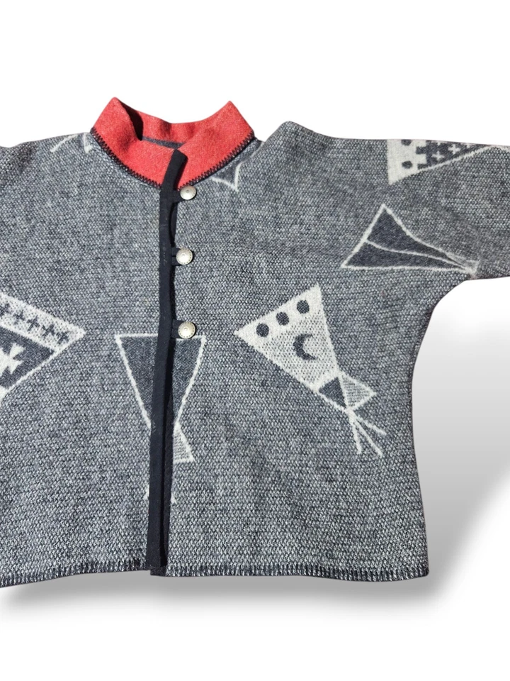 Chaqueta De Colección Aventura The Soul Of Winter Deportes Lana Suroeste Talla S/M Rara Foto 4 de 4