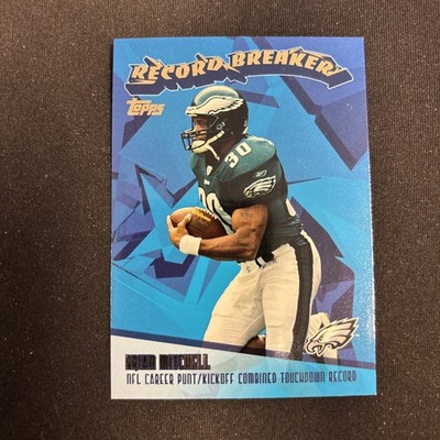 2003 Topps - Record Breakers Brian Mitchell #RB3