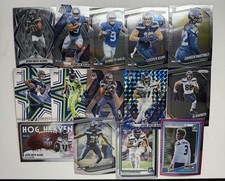 2025 Seattle Seahawks Lot Panini Jaxon Walker Kupp Kam Barner RC SB Champs Prizm