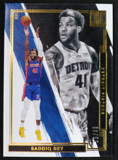 2021-22 Panini Impeccable #64 Gold Saddiq Bey Detroit Pistons 10/49