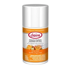 Claire 112 7 oz Aerosol Spray Metered Air Freshener - Citrus Blast (12/CT) New