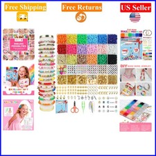 Clay Beads Bracelet Making Kit with 5100 pcs for Teens  Girls, All Ages