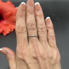 Stunning Unique Handmade 925 Sterling Silver Stackable Band Ring B105