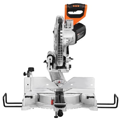 Sliding Compound Miter Saw 12-In Blade 15 Amp Motor Corded Double Bevel 60-Tooth