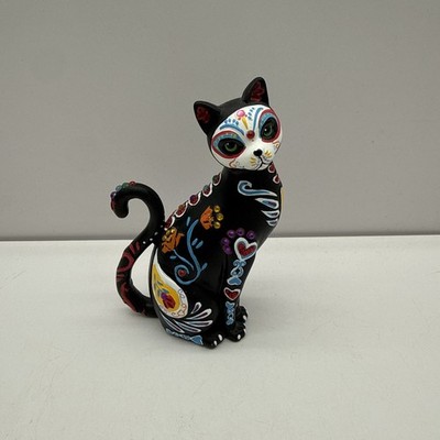 Purr-Fectly Sweet Sugar Skull Cat Figurine by Blake Jensen Coll. #0129