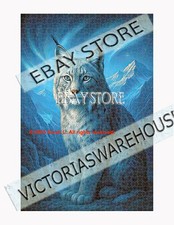 1000 piece jigsaw puzzle Lynx night northern mountain night