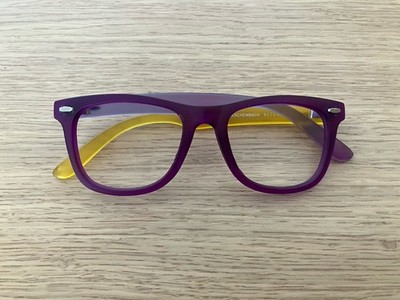 Eschenbach Brille 6173-951 Lila Gelb Designerfassung