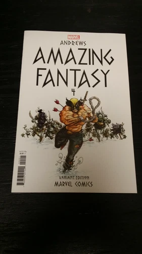 2021 MARVEL COMICS AMAZING FANTASY #4 VARIANT COVER NM WOLVERINE CAPTAIN AMERICA