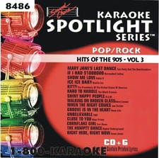 SOUND CHOICE KARAOKE 90'S HITS cdg CD G SC8486 v. 3 HARD TO FIND 15 SONGS