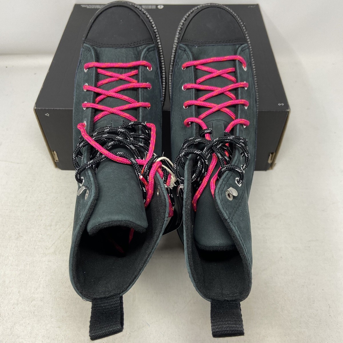 Converse Chuck Taylor Crafted Sneaker Boot Black Leather 173213C Women\'s 7.5 Converse Chuck Taylor Crafted Sneaker Boot | Mercari main image 4
