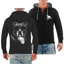 Herren Kapuzenjacke American Staffordshire Terrier Bullterrier Hunde Rasse Dog 
