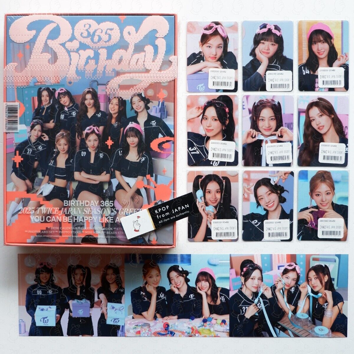 TWICE JAPAN SEASON'S GREETINGS 2025 BIRTHDAY365 ONCE POB TWICE JAPAN SEASON'S GREETINGS 2025 BIRTHDAY365 ONCE POB