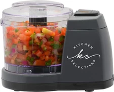 Kitchen Selectives Mini Chopper Gray 1.5 cups New In Box