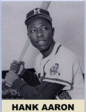 1988 Baseball Card Kingdom Hank Aaron Promo Card #9